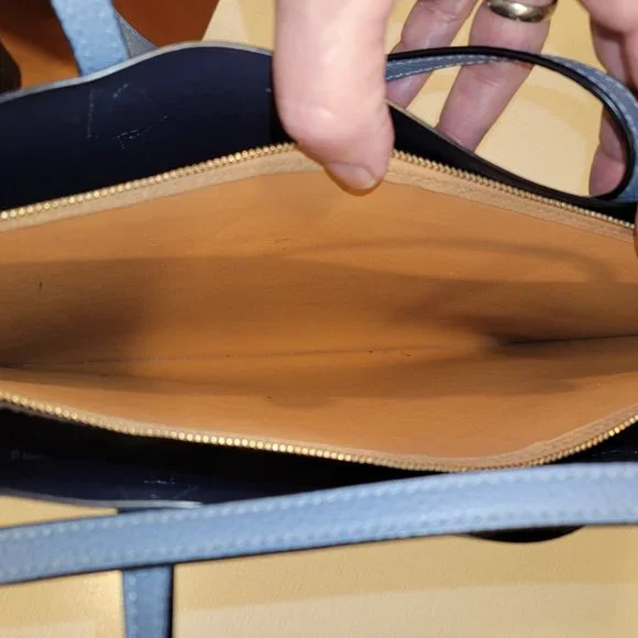 Tory Burch Blue Tote Bag - Picture 4 of 4